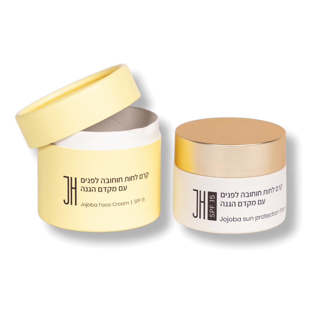 קרם לחות לפנים עם מקדם הגנה spf15